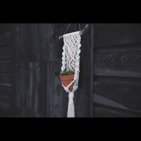 Handmade Macrame Plant Hanger - Picture 2 of 4